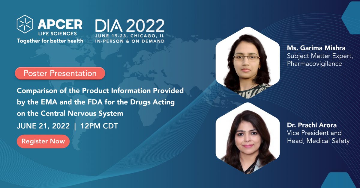 DIA Global Annual Meeting, 2022 APCER Life Sciences